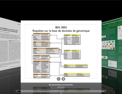 PDF présenté avec Cover Flow