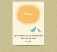 Mail stationary