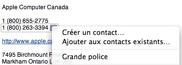 Détecteur de téléphone de Mail