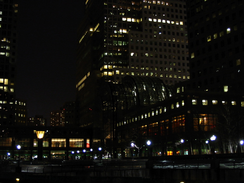 World Financial Center de nuit (1986-1988)