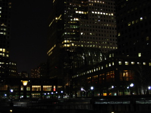 World Financial Center de nuit (1986-1988)