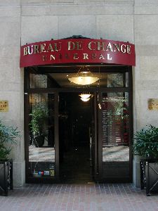 Exchange office.