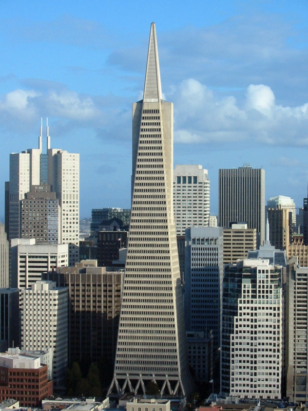 Transamerica Pyramid vue de Coit Tower