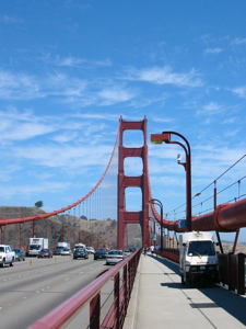 Pont du Golden Gate direction nord
