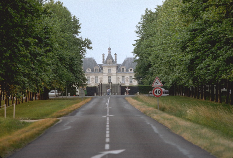 Château du domaine de Cheverny, tel qu'il inspira Hergé