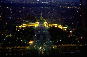 Le Trocadéro de nuit